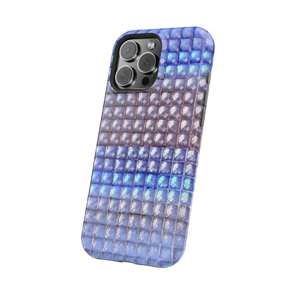 MagSafe "blue studs" airbrush iPhone case