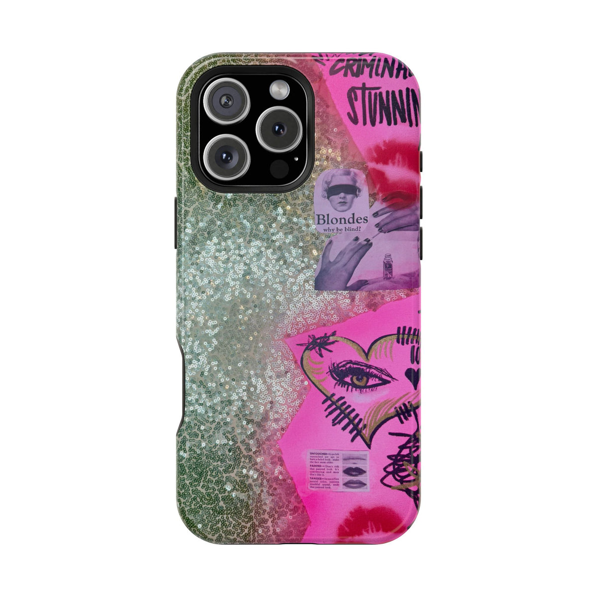 MagSafe "glitter gloss" airbrush iPhone case