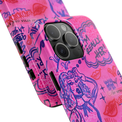 "really "HER!" airbrush iPhone case