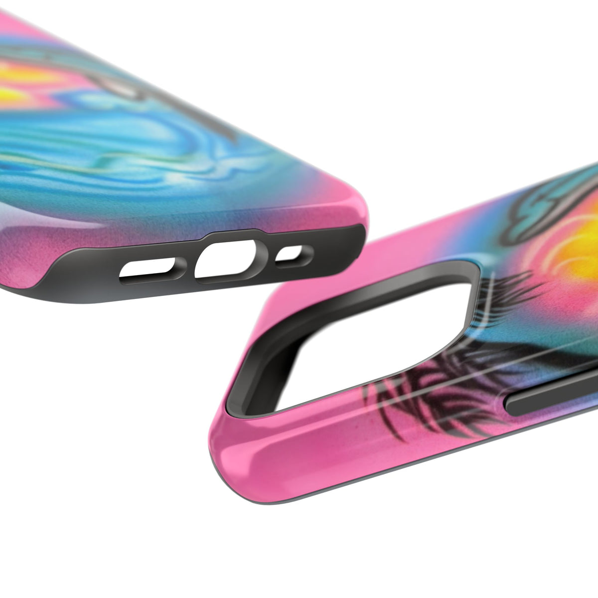 MagSafe "Delfinliebe" Airbrush iPhone-Hülle