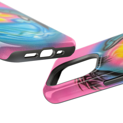 MagSafe "Delfinliebe" Airbrush iPhone-Hülle