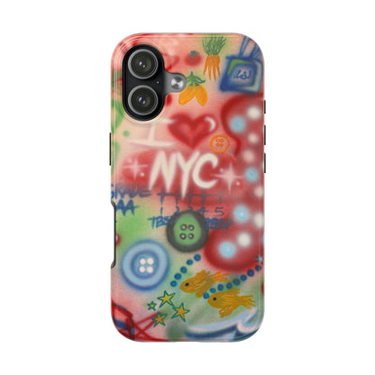 "i <3 NYC" airbrush iPhone case