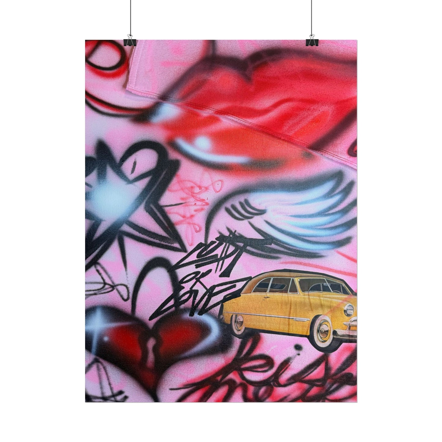 early access airbrush rolled print