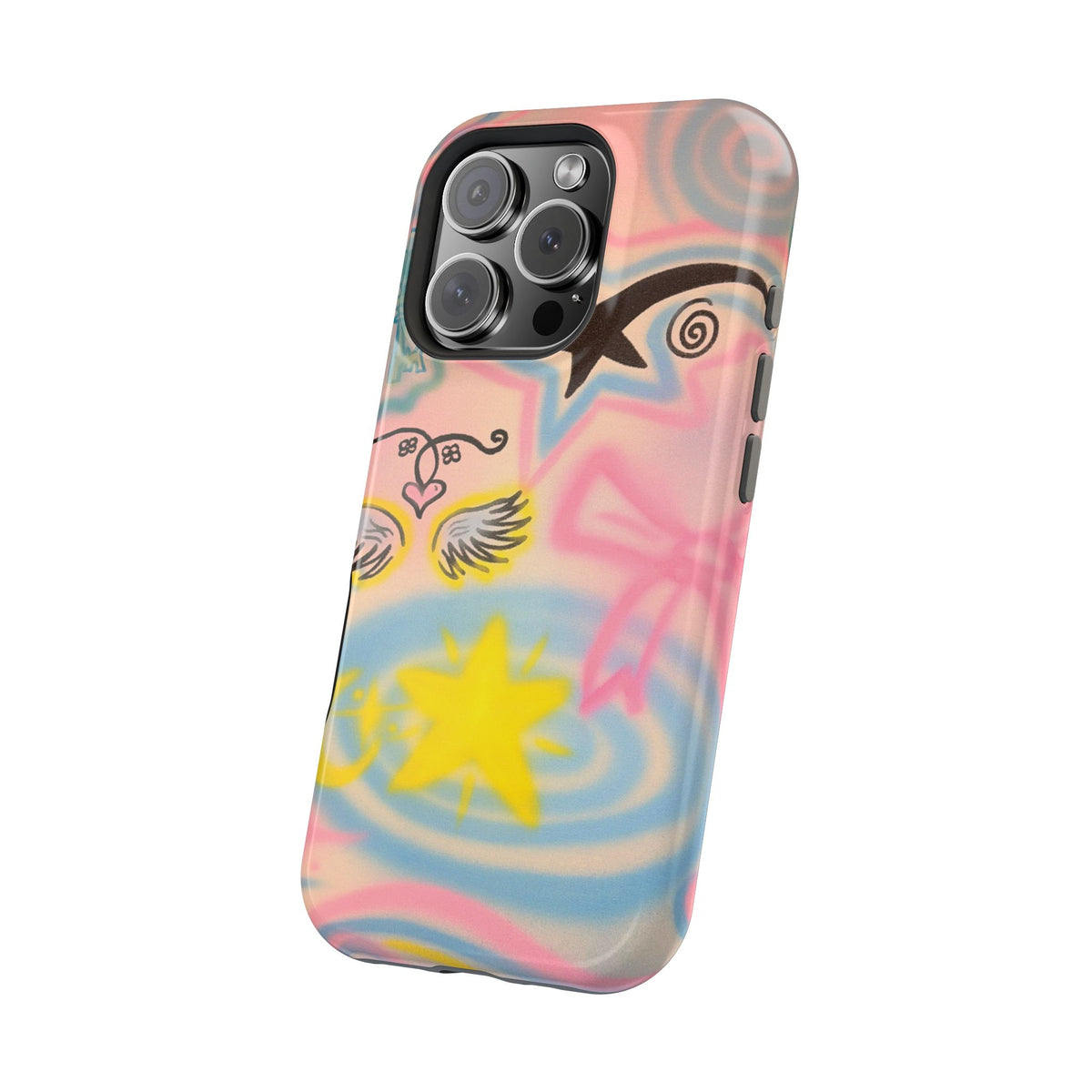 MagSafe "star energy" airbrush iPhone case