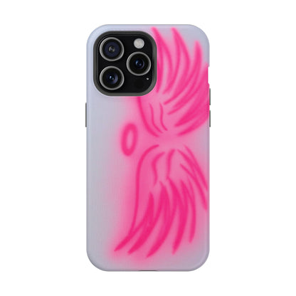 MagSafe "angel wings" airbrush iPhone case