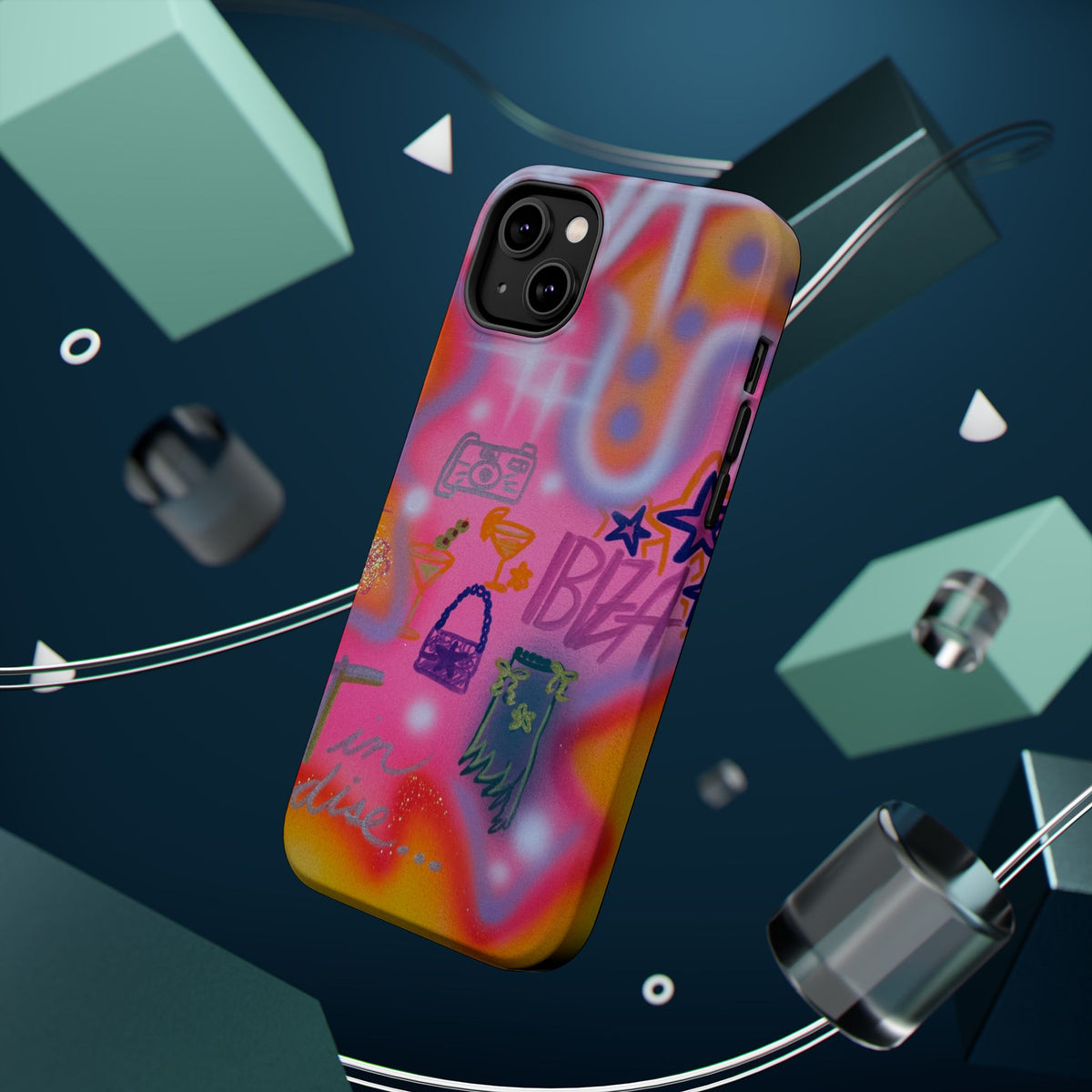 MagSafe „Ibiza“ Airbrush iPhone-Hülle