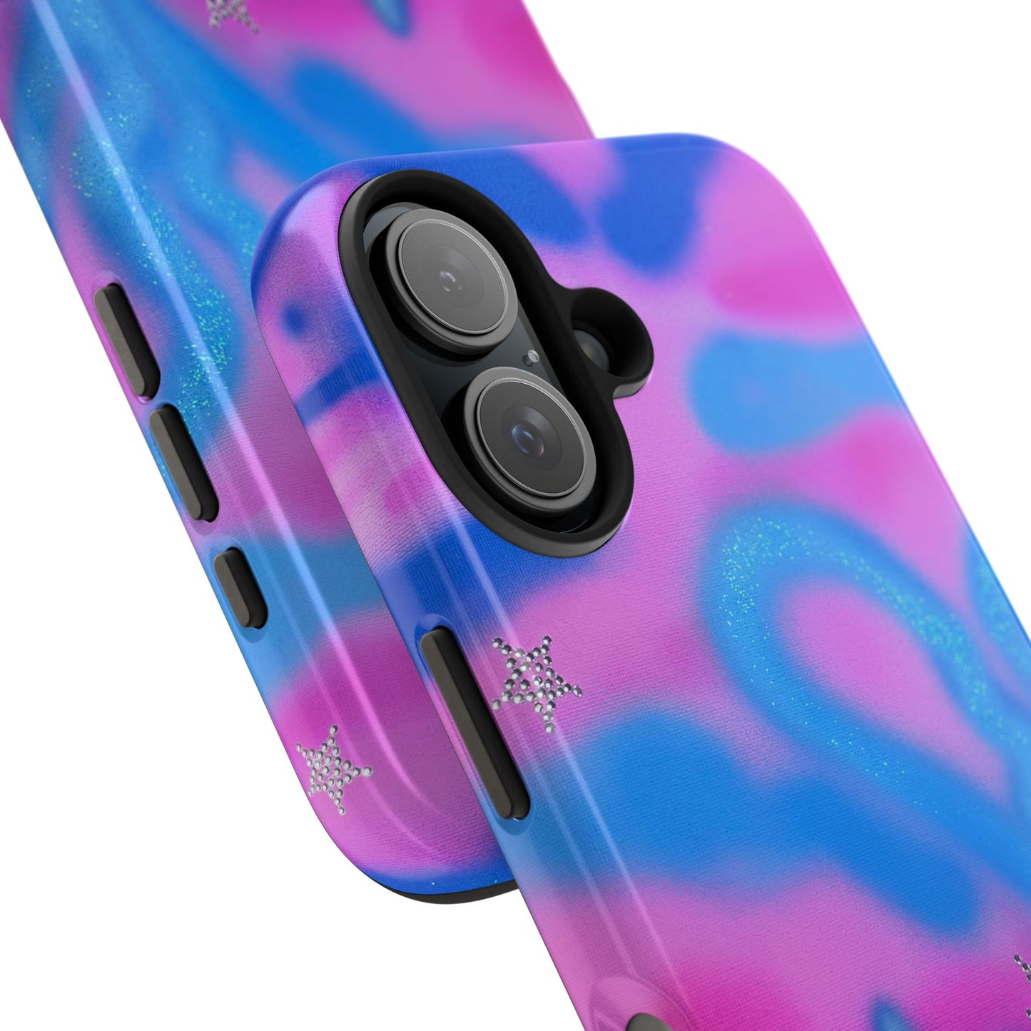 "blue camo" airbrush iPhone case