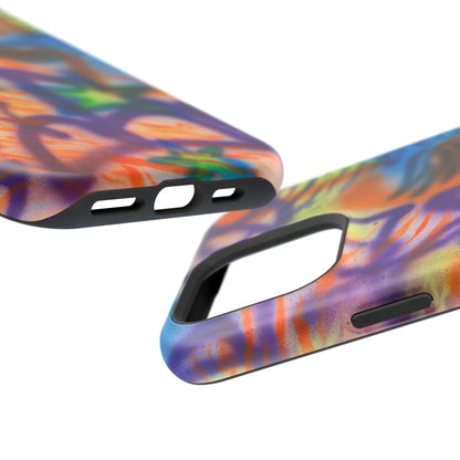 MagSafe "streetwear angel" airbrush iPhone case