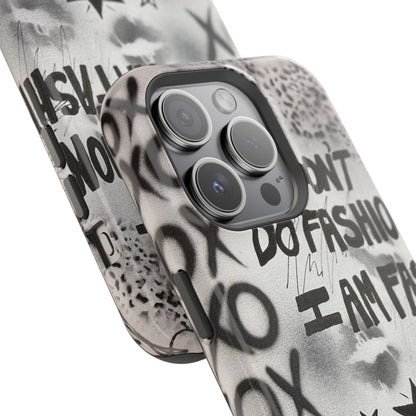 MagSafe "i am fashion" airbrush iPhone case