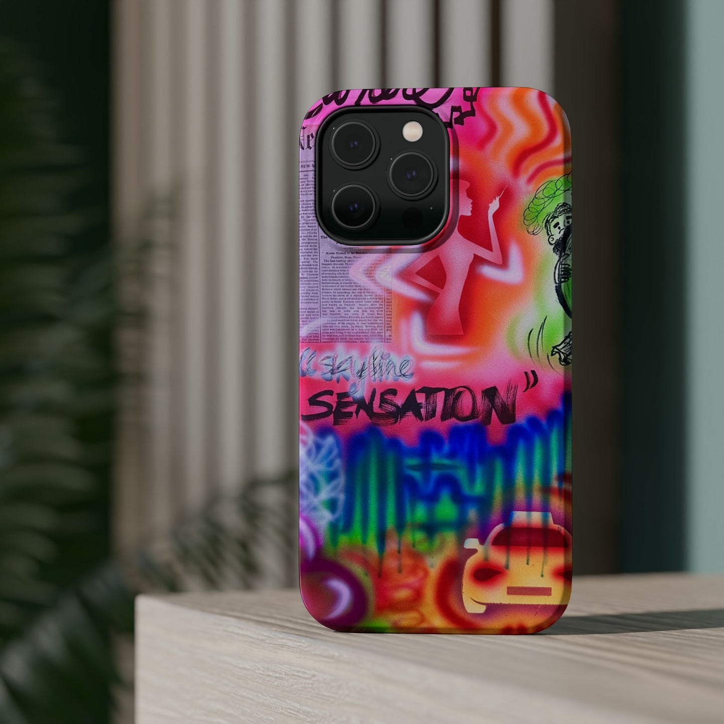 MagSafe "skyline sensation" airbrush iPhone case