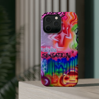 MagSafe "skyline sensation" airbrush iPhone case
