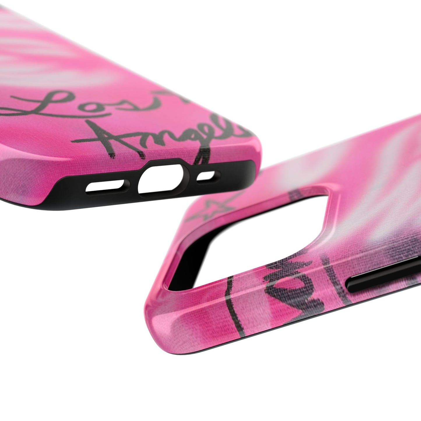 "pink angel wings" airbrush iPhone case