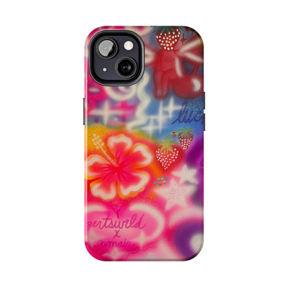 "luck and luv" airbrush iPhone case