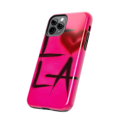 "I <3 LA" airbrush iPhone case