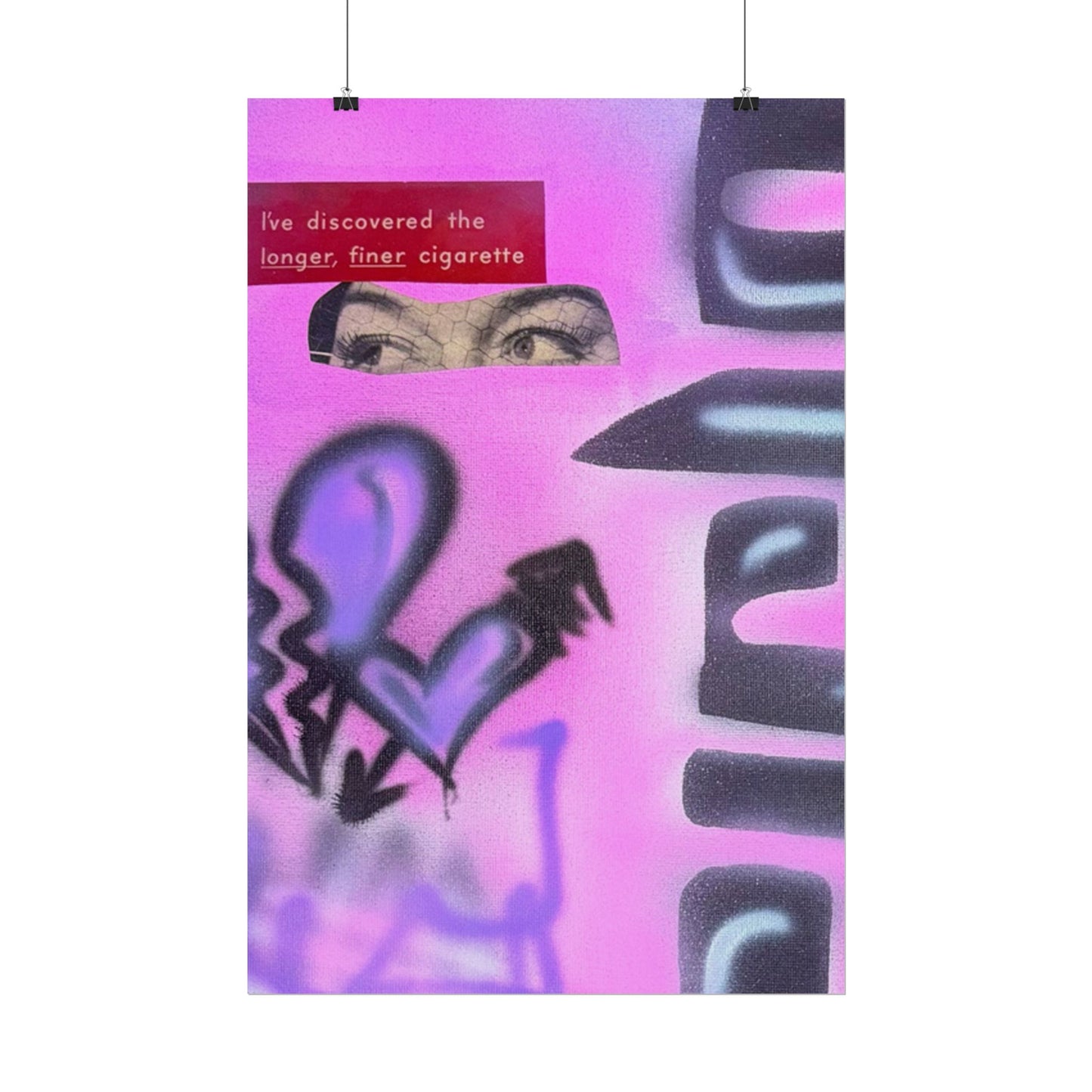 "purple princess" airbrush rolled print