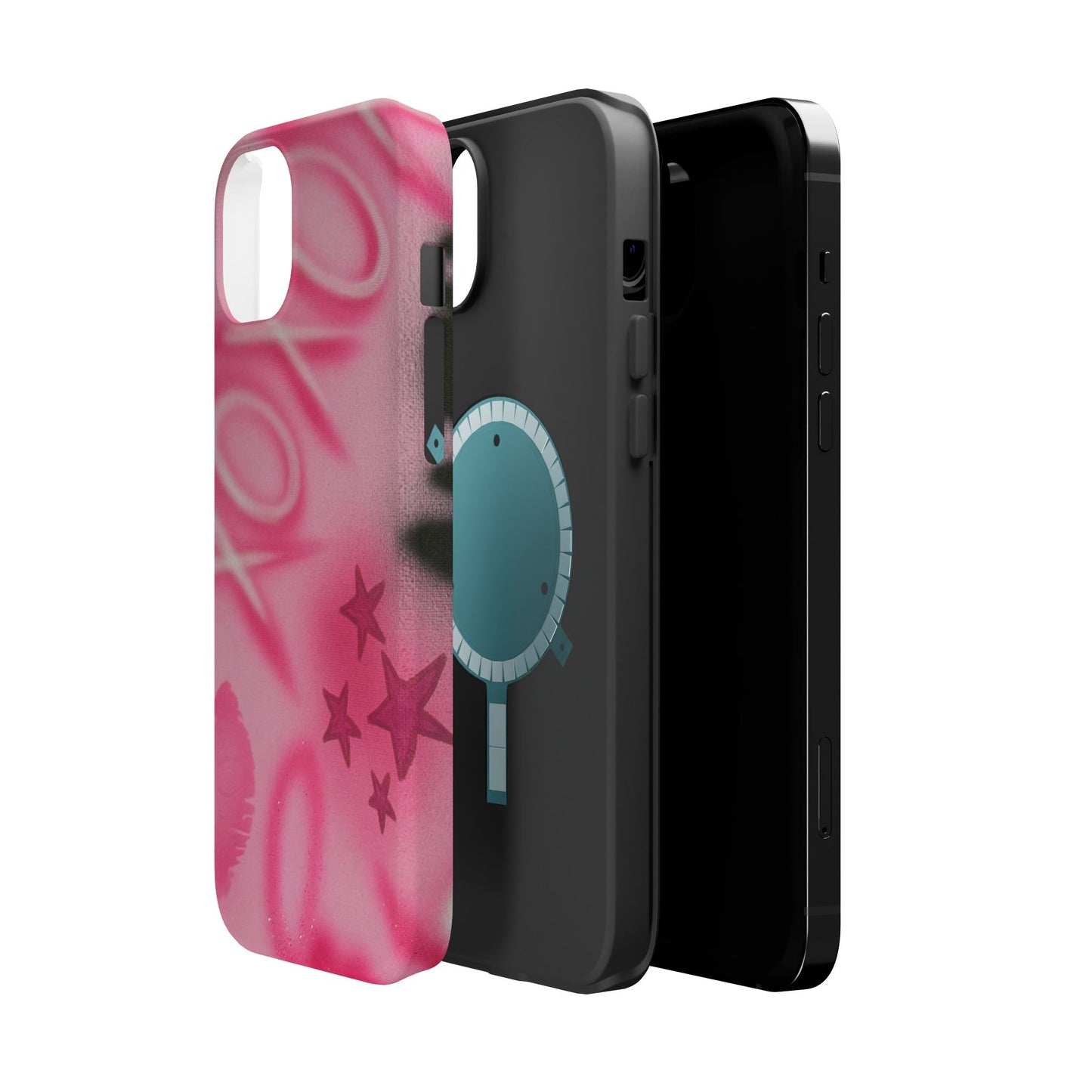 MagSafe "perfectly pink" airbrush iPhone case