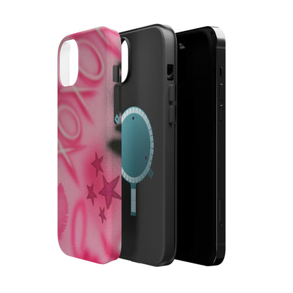 MagSafe "perfectly pink" airbrush iPhone case