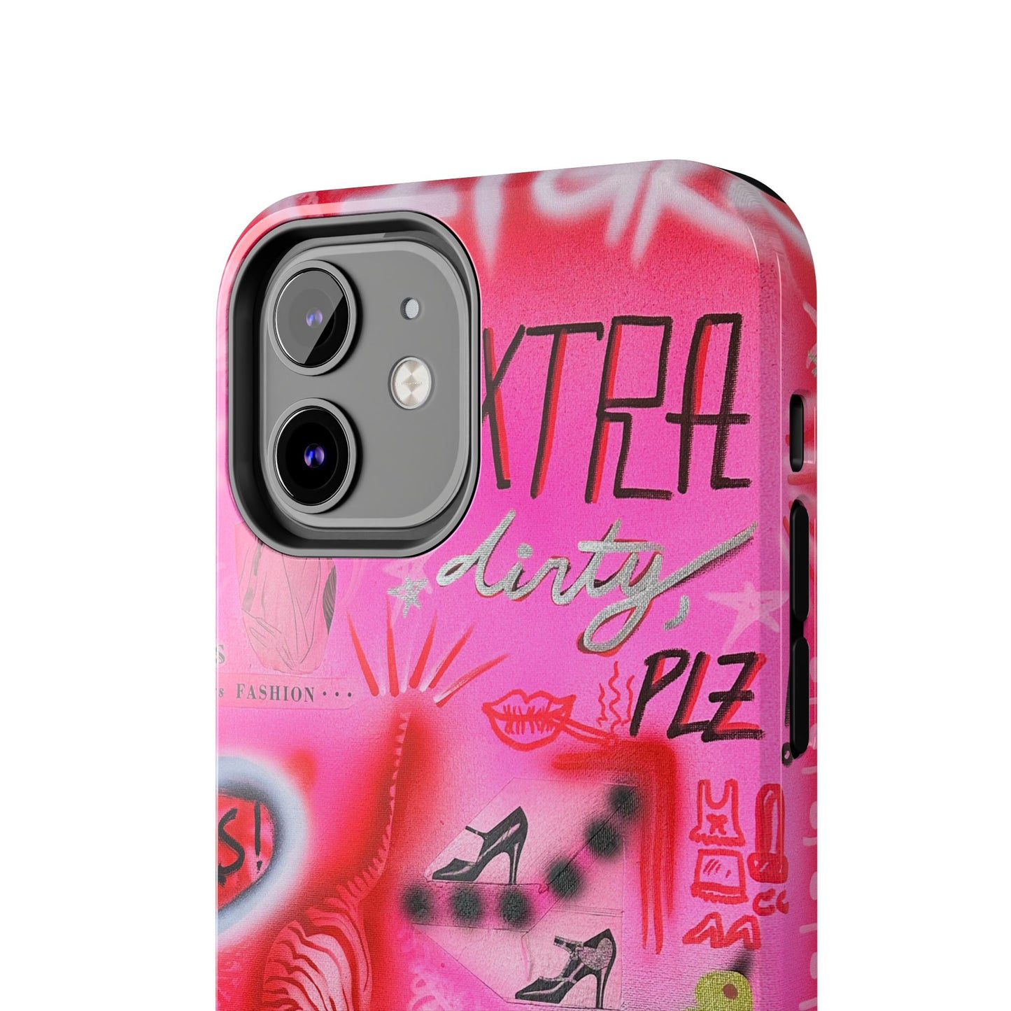 "extra dirty, plz!" airbrush iPhone case