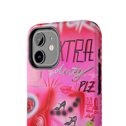 "extra dirty, plz!" airbrush iPhone case