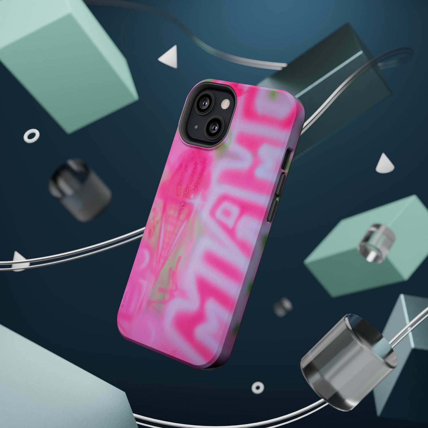 MagSafe "sunset sorbet" airbrush iPhone case