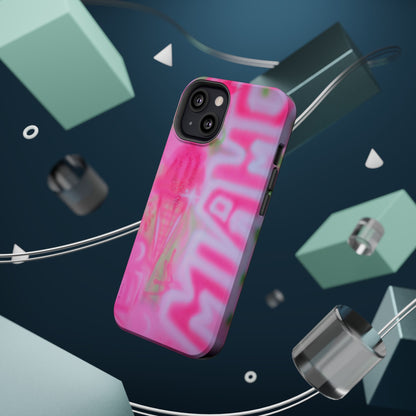 MagSafe "sunset sorbet" airbrush iPhone case
