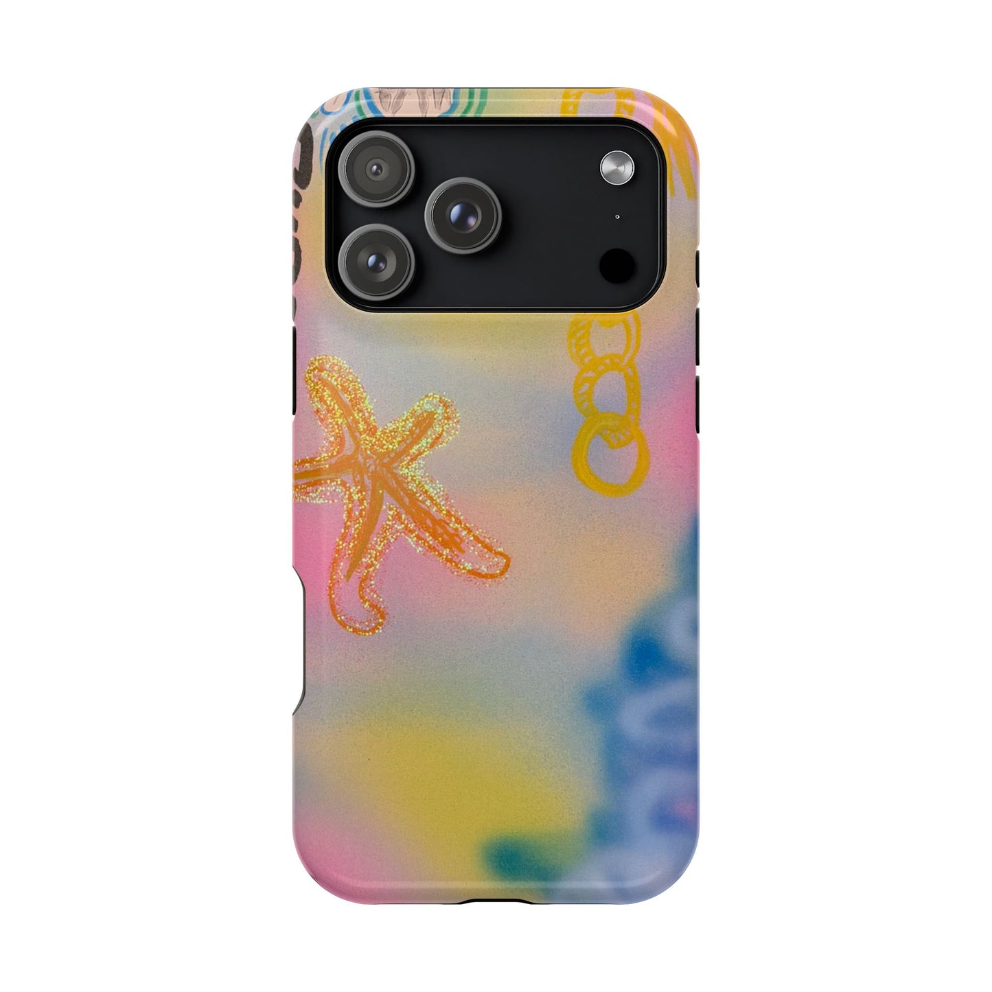 MagSafe "sweet starfish" airbrush iPhone case