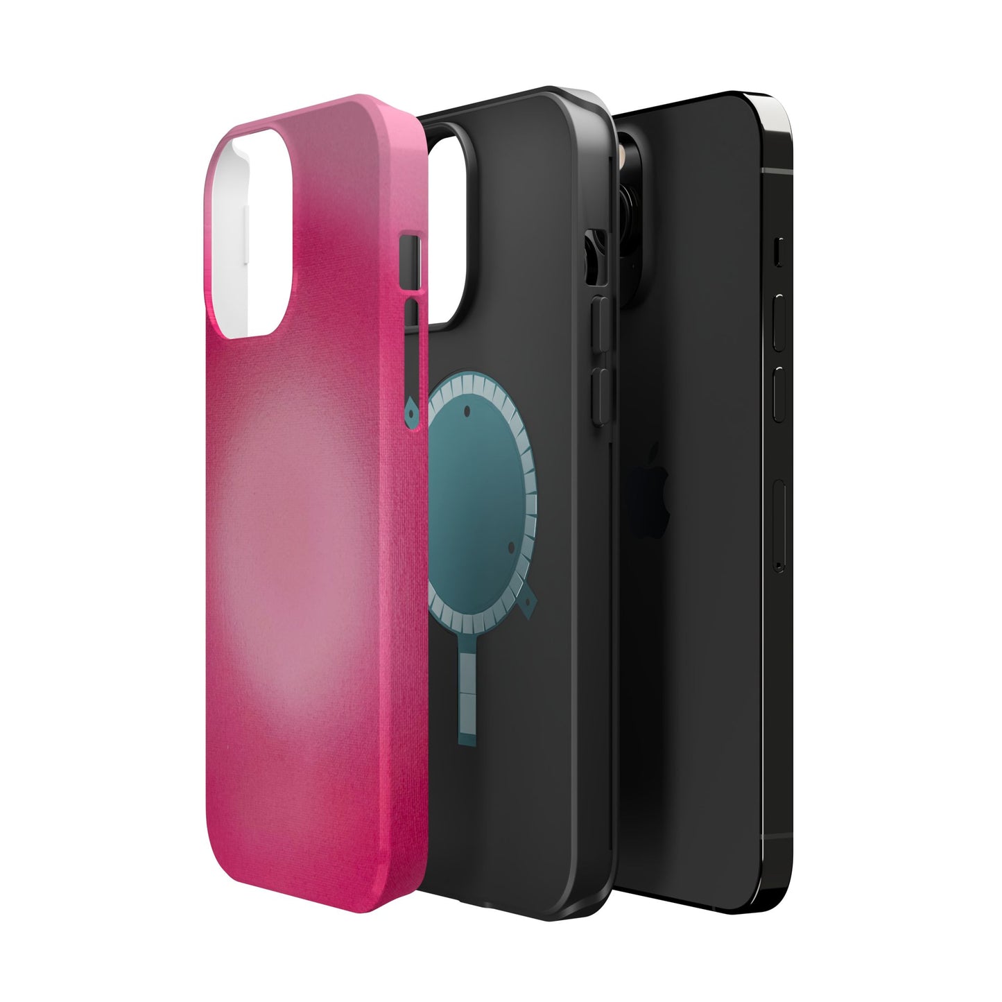 MagSafe "pinkberry" airbrush iPhone case