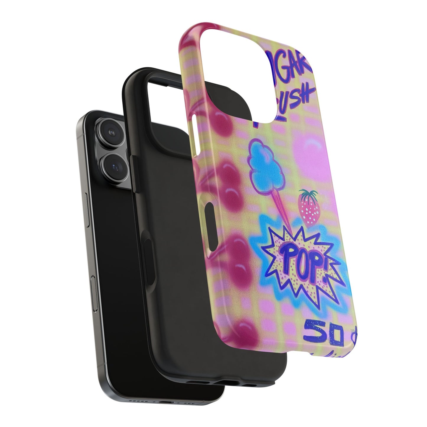 "sugar rush" airbrush iPhone case