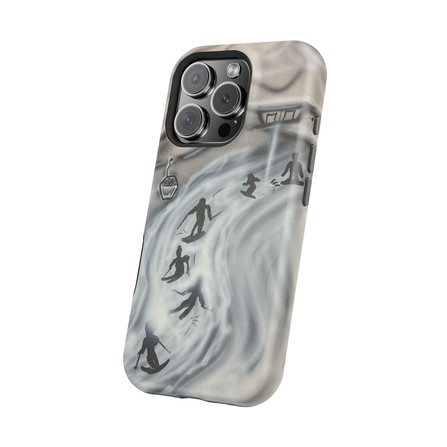MagSafe "arctic avalanche" airbrush iPhone case