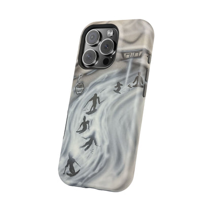 MagSafe "arctic avalanche" airbrush iPhone case