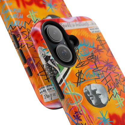 "young, rich, hot!" airbrush iPhone case