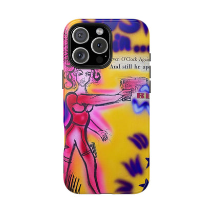 "spiraling thoughts" airbrush iPhone case