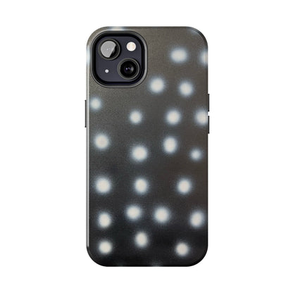 "coconut noir polka dot" airbrush iPhone case