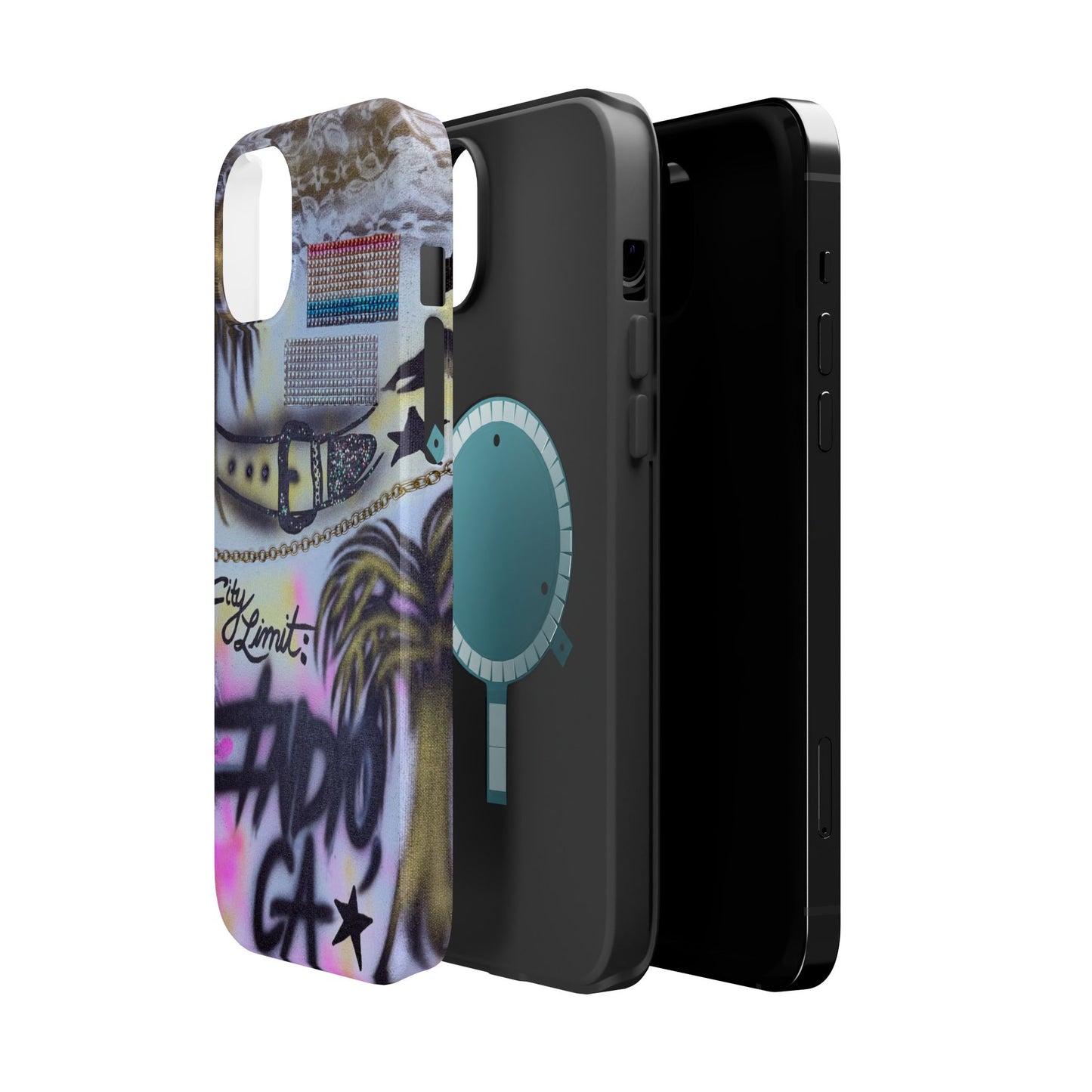 MagSafe "indio, ca" airbrush iPhone case