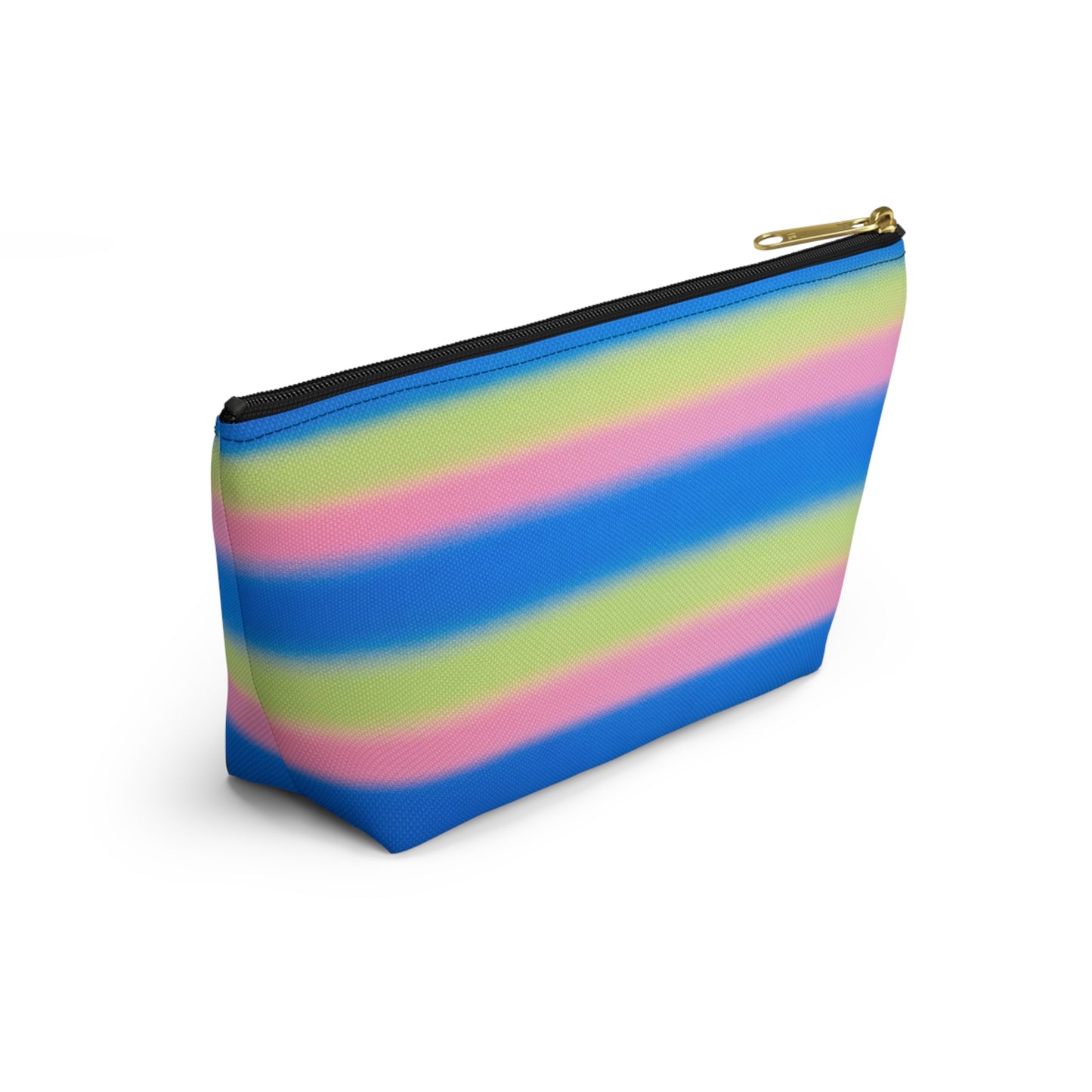 "sherbet stripes" airbrush makeup pouch