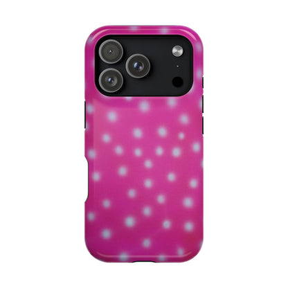 MagSafe "bubblegum polka dot" airbrush iPhone case