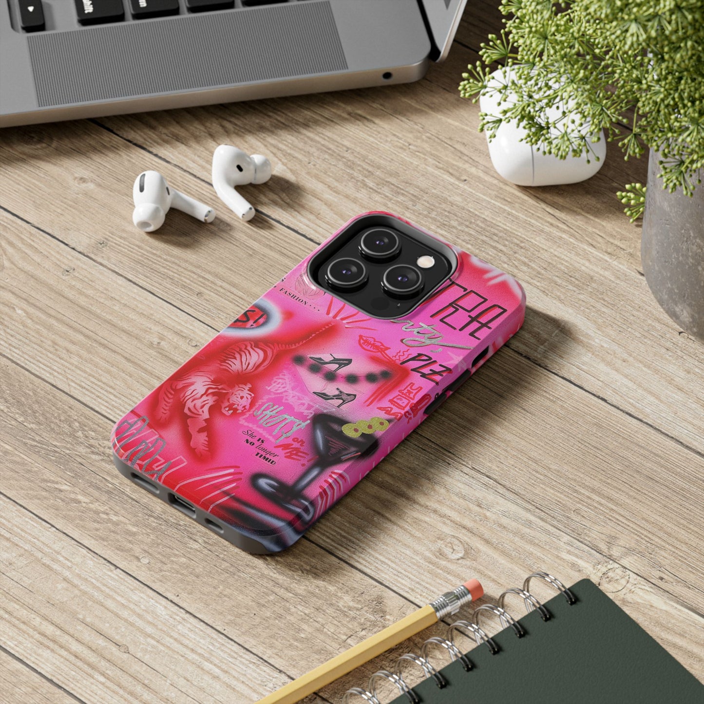 "extra dirty, plz!" airbrush iPhone case