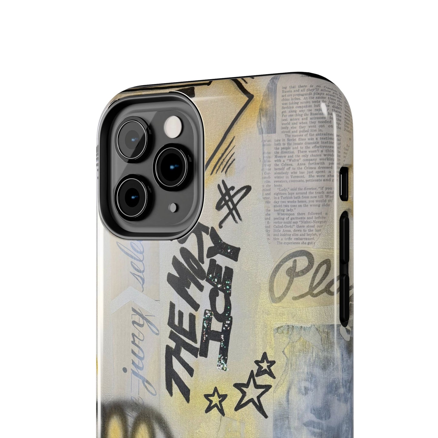 "golden glacier" airbrush iPhone case