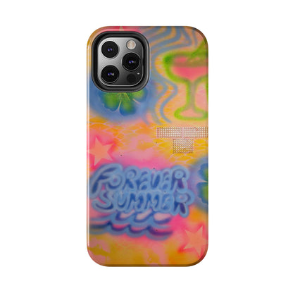 "forever summer" airbrush iPhone case