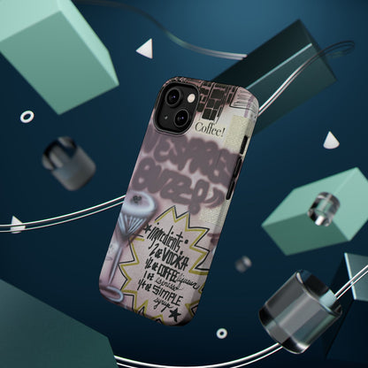 MagSafe "espresso martini" airbrush iPhone case