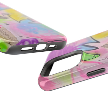 MagSafe "pastel static" airbrush iPhone case
