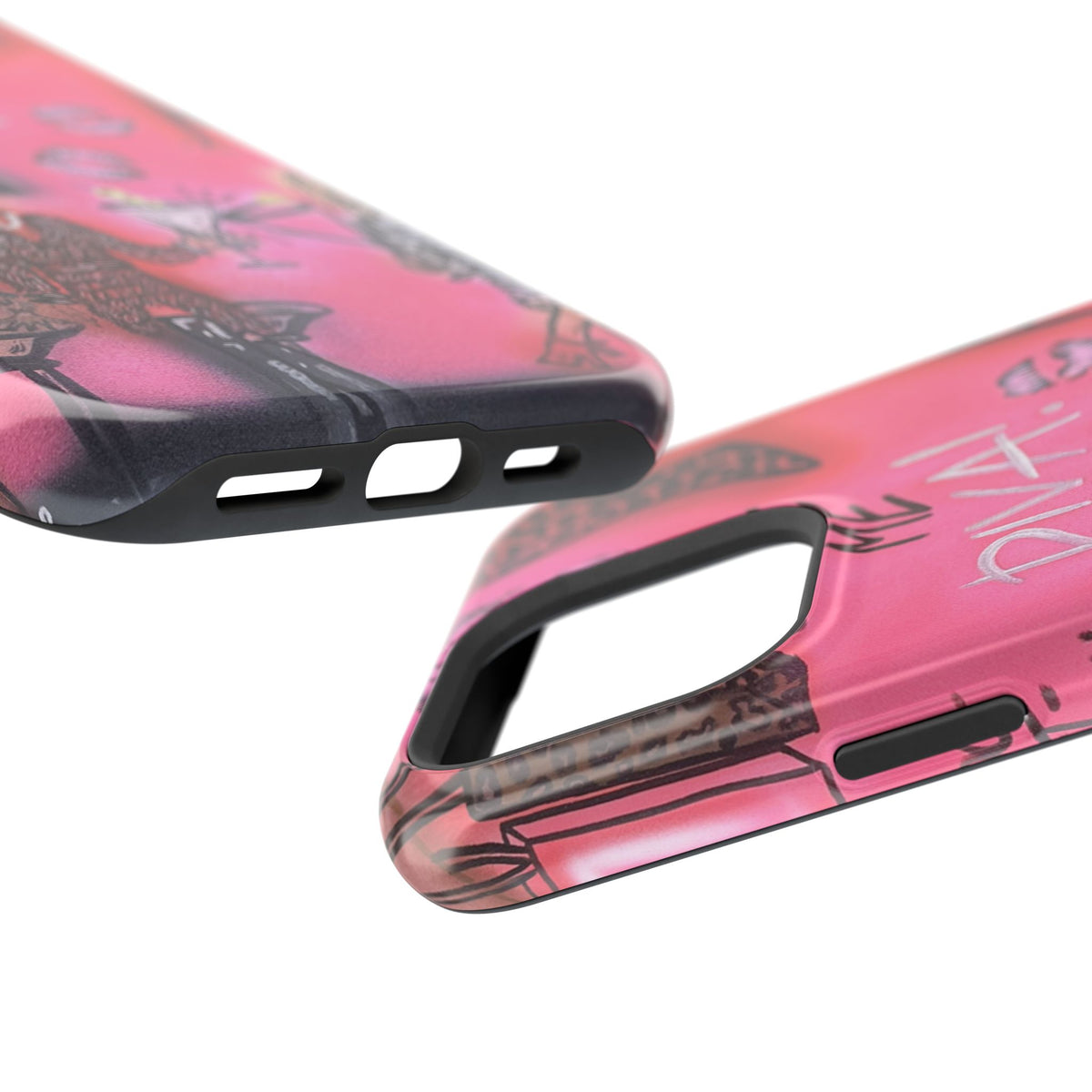 MagSafe "party diva" airbrush iPhone case