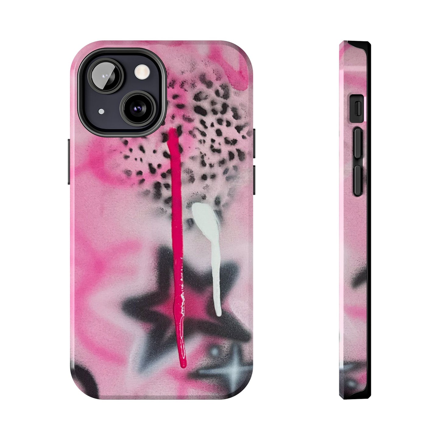"pink cheetah" airbrush iPhone case