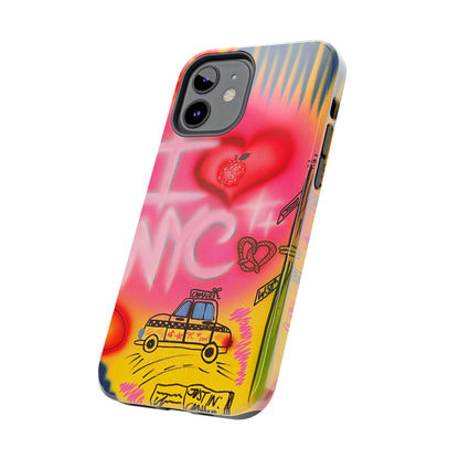 "in the city" airbrush iPhone case