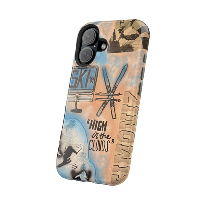 MagSafe „high in the clouds“ Airbrush iPhone Hülle