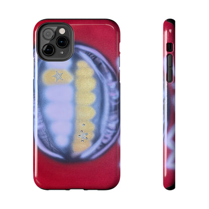 "bite me bling" airbrush iPhone case