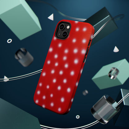 MagSafe "cherry crush polka dot" airbrush iPhone case