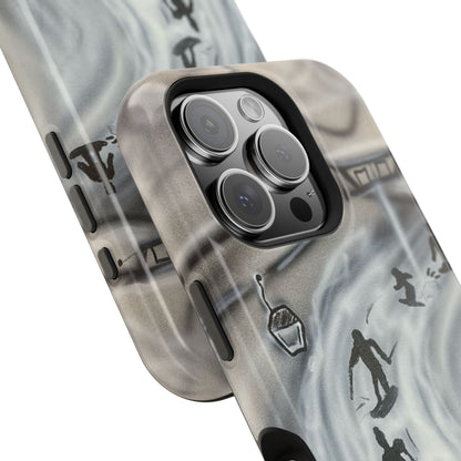 MagSafe "arctic avalanche" airbrush iPhone case