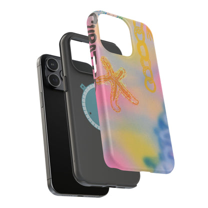 MagSafe "sweet starfish" airbrush iPhone case