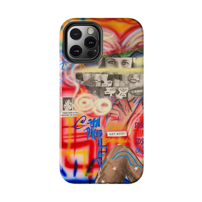 "get busy!" airbrush iPhone case